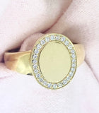 OVAL PINKY SIGNET RING