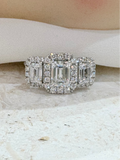 2.25ct Emerald Cut Diamond Ring LG