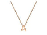 ROSE GOLD MINI INITIALS + CHAIN