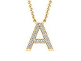 DIAMOND INITIALS + CHAIN