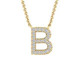 DIAMOND INITIALS + CHAIN