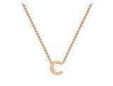 ROSE GOLD MINI INITIALS + CHAIN