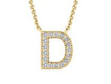 DIAMOND INITIALS + CHAIN