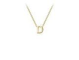 GOLD MINI INITIAL + CHAIN