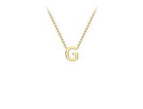 GOLD MINI INITIAL + CHAIN