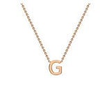 ROSE GOLD MINI INITIALS + CHAIN