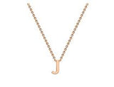 ROSE GOLD MINI INITIALS + CHAIN