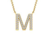 DIAMOND INITIALS + CHAIN