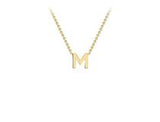 GOLD MINI INITIAL + CHAIN