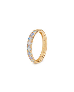 YELLOW GOLD OPAL BAND