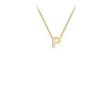 GOLD MINI INITIAL + CHAIN