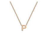 ROSE GOLD MINI INITIALS + CHAIN