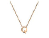 ROSE GOLD MINI INITIALS + CHAIN