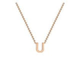 ROSE GOLD MINI INITIALS + CHAIN