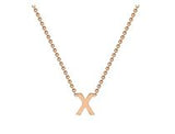 ROSE GOLD MINI INITIALS + CHAIN