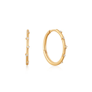 Stargazer Diamond Hoops